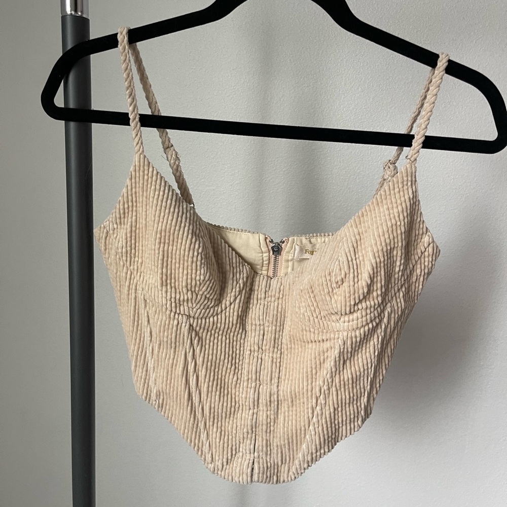 Foxy Kind Corset Crop Top Size XS